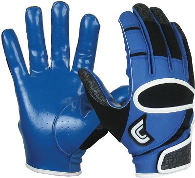 Cutters Adult Royal Pro-Fit Football Receiver Gloves