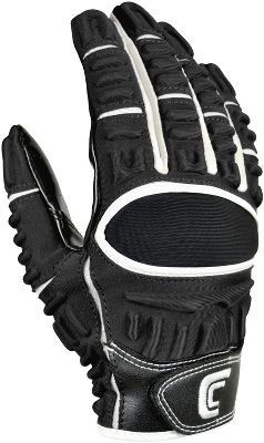 Cutters Adult The Gamer Black Receiver Gloves