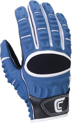 Cutters Adult The Gamer White/Royal Receiver Gloves