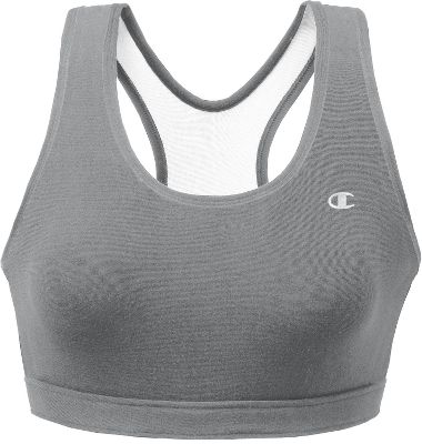 Baseball Champion Action Tech Womens Sports Bra 2XL Extra Extra Large Gray