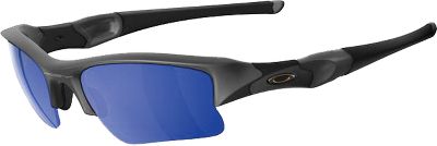 Oakley Flak Jacket XLJ Grey w/ Ice Lens Sunglasses
