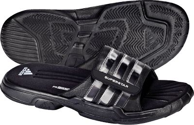 Baseball - Adidas SS 2G Men's Black/Silver Slides -