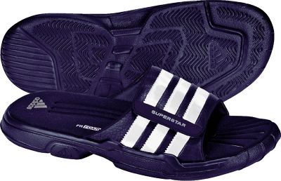 Baseball - Adidas Men's SS 2G Navy/White Slides - Size 10