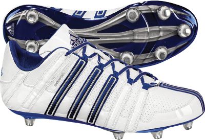Adidas Men's Scorch D White/Royal Low Football Cleat