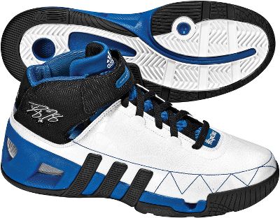 Baseball - Adidas Men's TS Commander White/Royal Basketball Shoe - Basketball Footwear - Basketball Shoes, Court Shoes