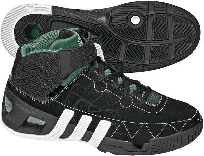 Baseball - Adidas Men's TS Commander Black/Green Basketball Shoe - Basketball Footwear - Basketball Shoes, Court Shoes