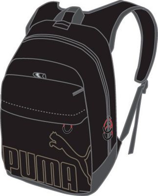 Softball - Puma Black/Fossil Foundation Small Backpack - Softball Backpacks