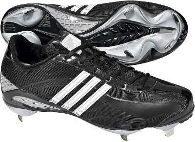 Baseball - Adidas Men's Phenom Lightning Black Metal Baseball Cleat - Metal Softball Cleats