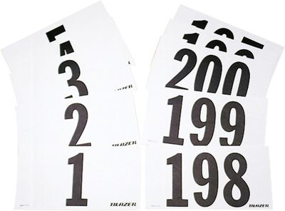 Blazer Competitor Numbers #501 - #600