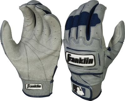 Franklin Adult Gry/Navy Tectonic Pro Batting Gloves