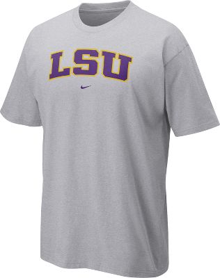 Nike Men's NCAA Classic Grey LSU T-Shirt
