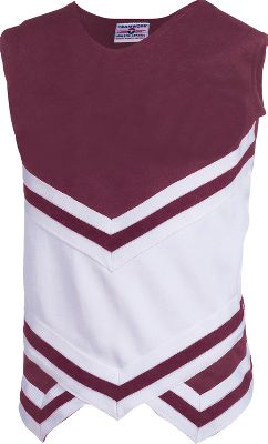 MAROON/WHITE
