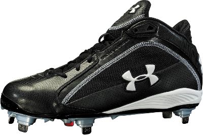 Baseball Under Armour Twin Bill Mid IC Baseball Cleats Size 95
