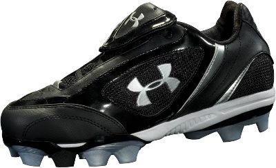 Under Armour Glyde Blk/Sil Women's Softball Cleat