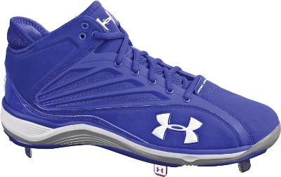 Under Armour Men's Heater Royal Mid Metal Baseball Cleat