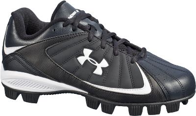 Under Armour Women's Radar Molded Black/White Softball Cleat