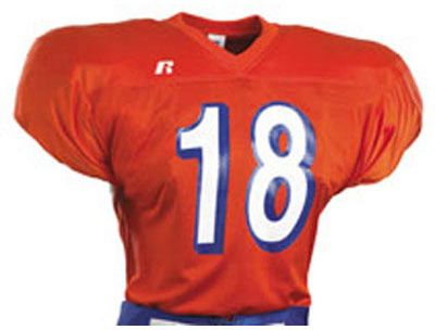 Russell Paneled Adult Game Football Jersey
