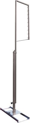 Blazer Aluminum Adjustable Base Pole Vault Standard