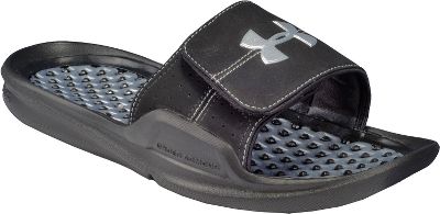 Under Armour Playmaker Massage Black/Silver Slides