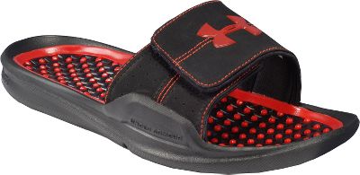 Under Armour Playmaker Massage Black/Red Slides