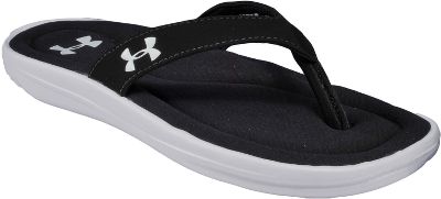 Under Armour Women's Gyra II Thong Blk/Wht Slides