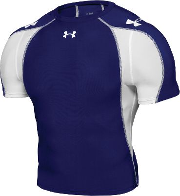 Under Armour HG Blitz Roy/Wht Short Sleeve Shirt