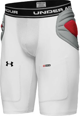 Under Armour Men's White MPZ Hip Flex Skill Girdle