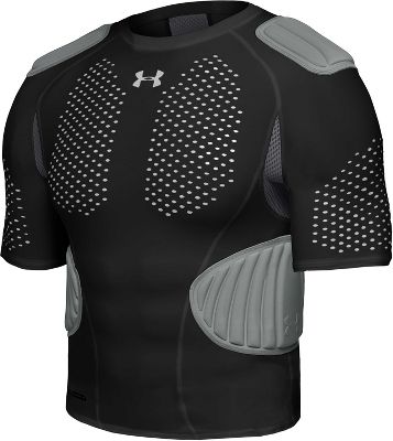 Under Armour Men's MPZ Blast Black Football Shirt