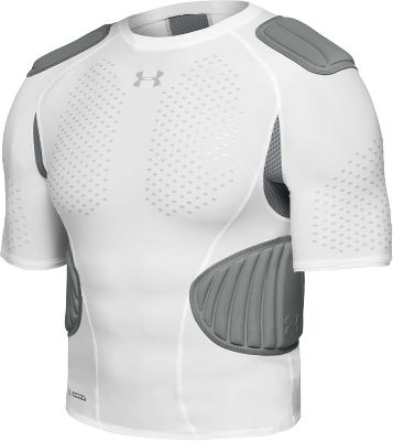Under Armour Men's MPZ Blast White Football Shirt