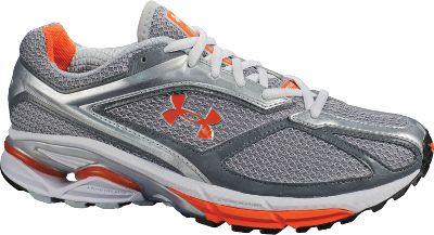 Under Armour Men's Gry/Org Apparition Running Shoes