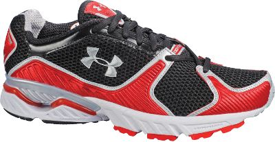 Under Armour Men's Blk/Red Illusion Running Shoes