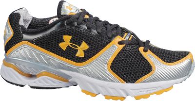 Under Armour Men's Black/Gold Illusion Running Shoes