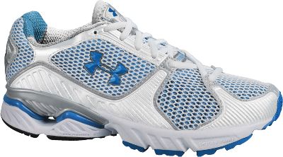 Under Armour Women's Wht/Coast Illusion Running Shoes