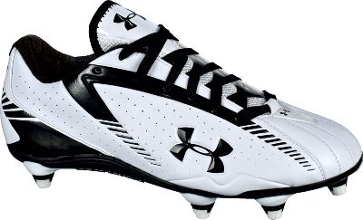 Under Armour Nitro Low Detach Wht/Blk Football Cleats