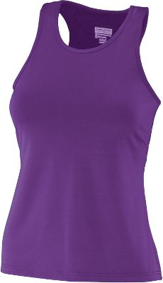 Augusta Girls Purple Racerback Tank Top