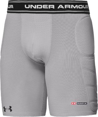 Under Armour Men's Grey Rundown Sliding Shorts