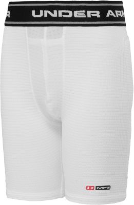 Under Armour Youth White Rundown Sliding Shorts