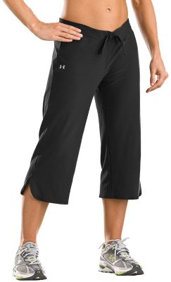 Under Armour Women's Black/Silver TNP Capris