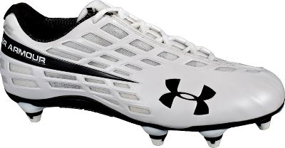 Under Armour SoFlo Low Detach Wht/Blk Football Cleats