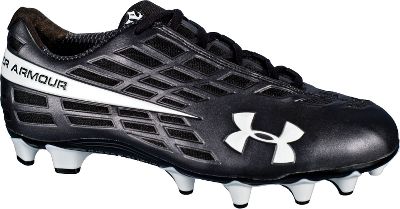 Under Armour SoFlo Low Molded Blk/Wht Football Cleats