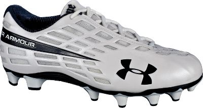 Under Armour SoFlo Low Molded Wht/Nvy Football Cleats