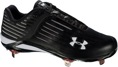 Under Armour Natural Low Metal Black Baseball Cleats