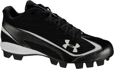 Under Armour Leadoff III Mid Molded Black Cleats