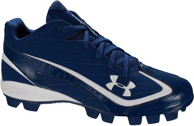 Under Armour Leadoff III Mid Molded Blue Cleats