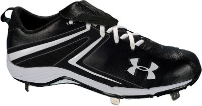 Under Armour Women's Glyde II Blk/Wht Metal Cleats