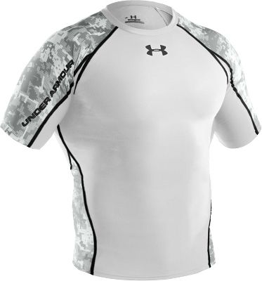 Under Armour Men's Grey Battle Compression Shirt