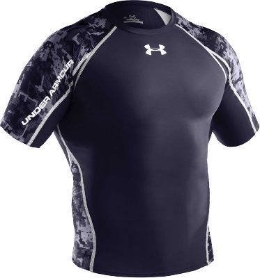 Under Armour Men's Navy Battle Compression Shirt