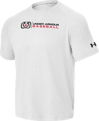 Under Armour Men's White Baseball T-Shirt