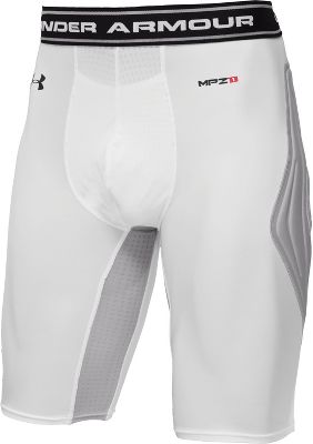 Under Armour Youth Agile II White Sliding Shorts