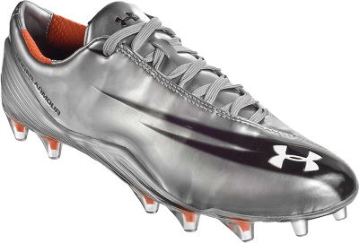 Under Armour Blur Sil/Blk Low Molded Football Cleat